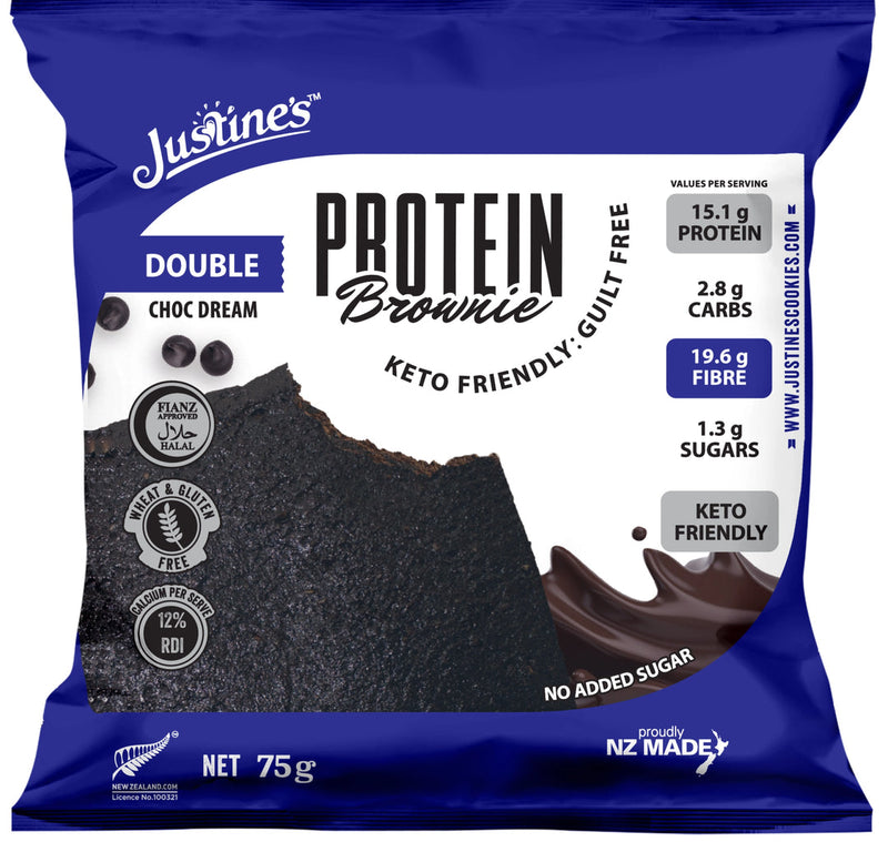 Load image into Gallery viewer, Justine&#39;s Protein Cookie Double Choc Dream 75g
