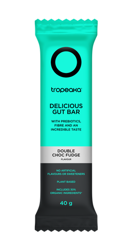 Tropeaka DELICIOUS GUT BAR - Double Choc Fudge (12 bars)