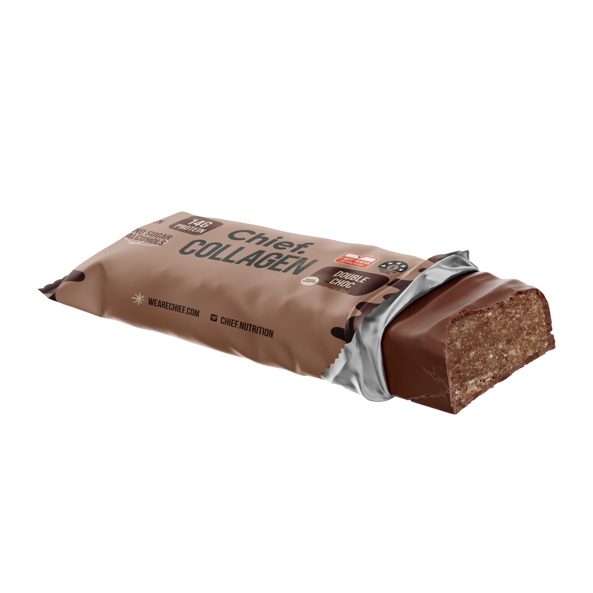 CHIEF Collagen Protein Bar - Double Choc