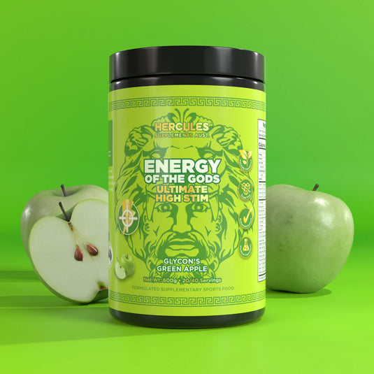 HERCULES Energy of The Gods-Ultimate High Stim Pre Workout - Glycon's Apple (40 serves)