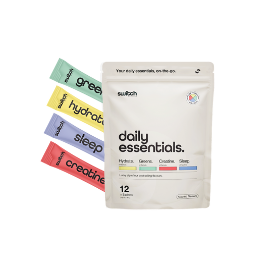 SWITCH Assorted Essentials - Sample Pack Pouch [12 Stick packs]