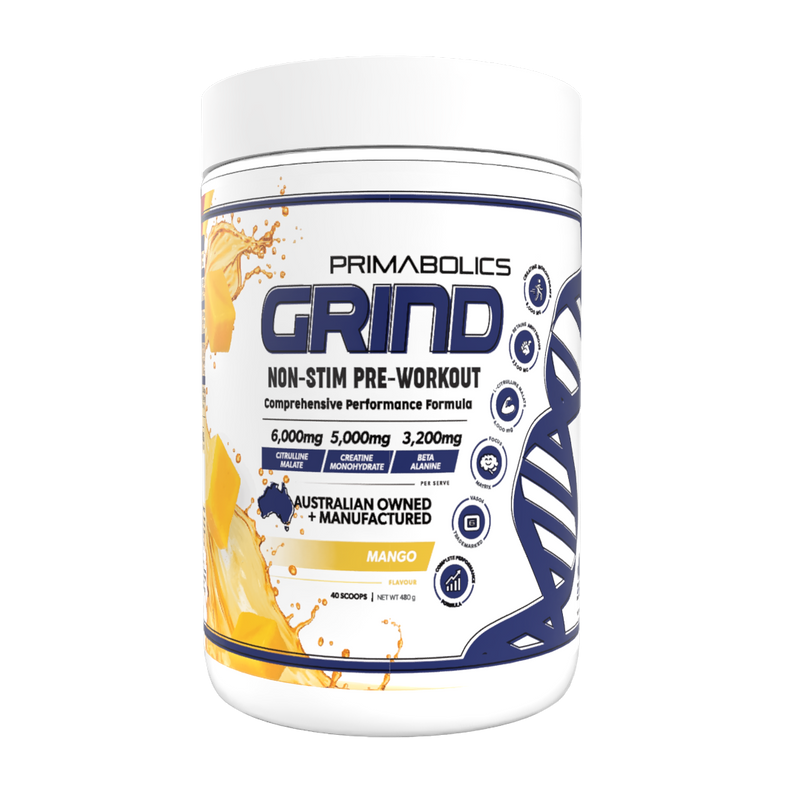 Load image into Gallery viewer, Primabolics GRIND V2  NON STIM PRE WORKOUT
