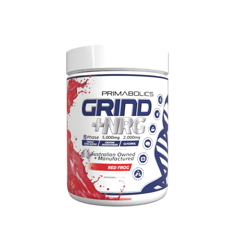 Load image into Gallery viewer, Primabolics GRIND+NRG HIGH STIM PRE WORKOUT
