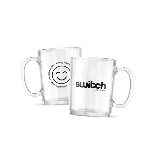 Switch Nutrition - Glass Mug - Branded Box