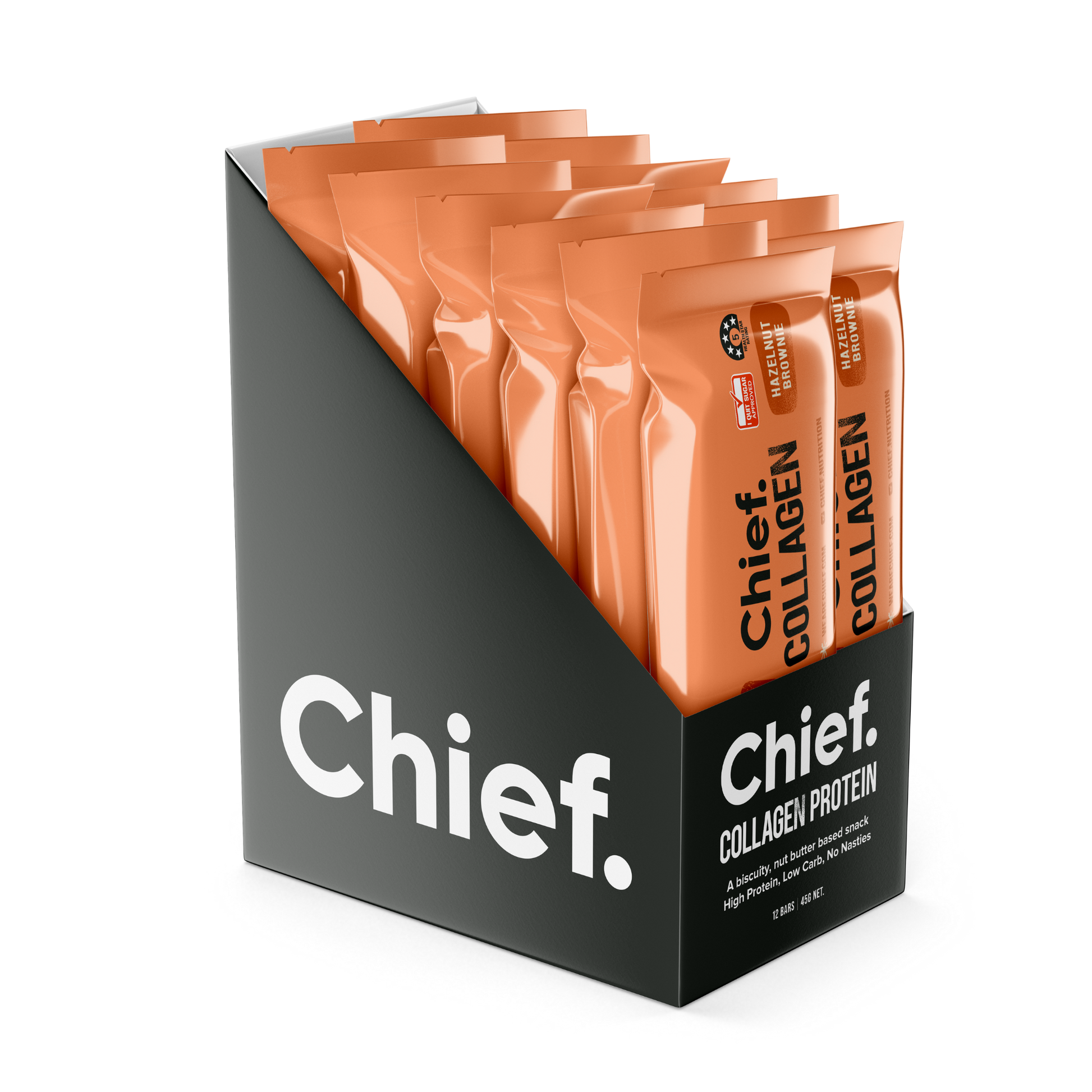 CHIEF Collagen Protein Bar - Hazelnut brownie