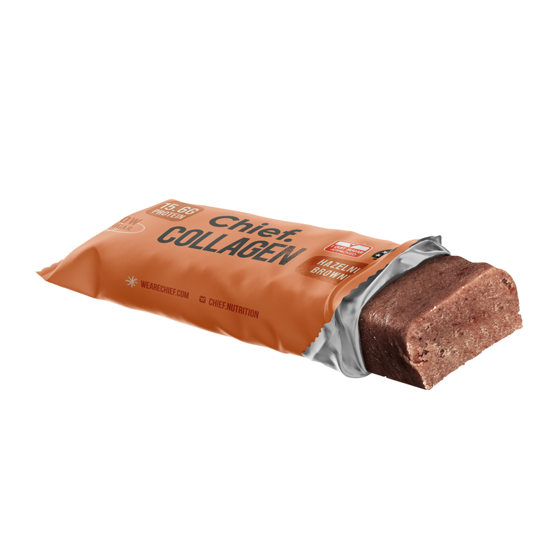 Load image into Gallery viewer, CHIEF Collagen Protein Bar - Hazelnut brownie (box of 12)
