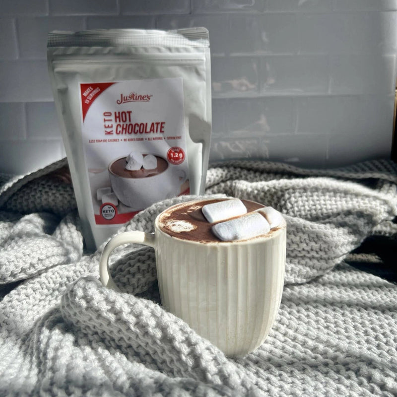 Load image into Gallery viewer, Justine&#39;s Keto Hot Chocolate Mix 300g
