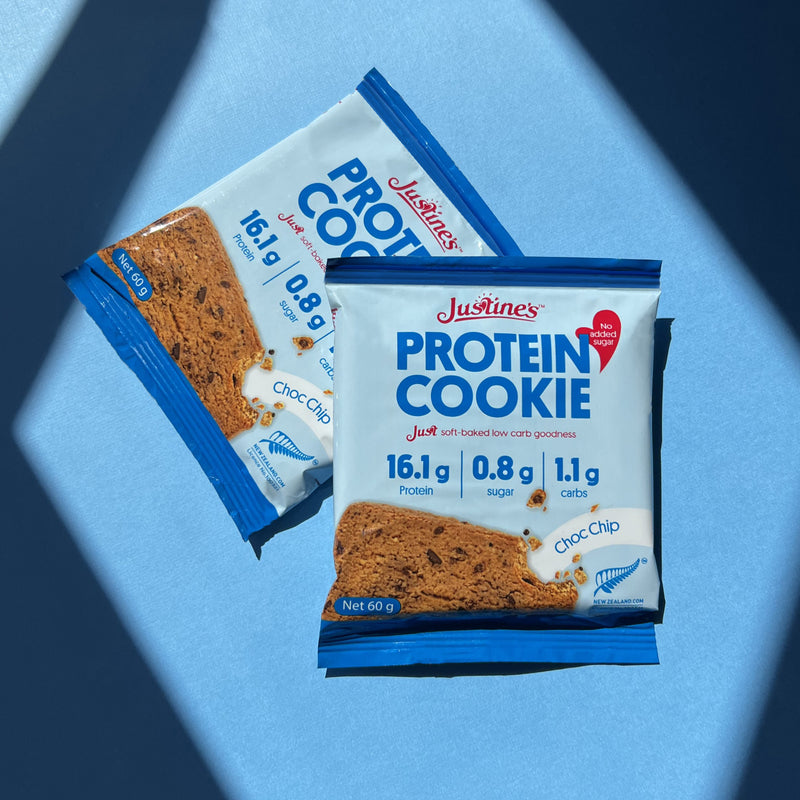 Load image into Gallery viewer, Justine&#39;s Protein Cookie Choc Chip 60g
