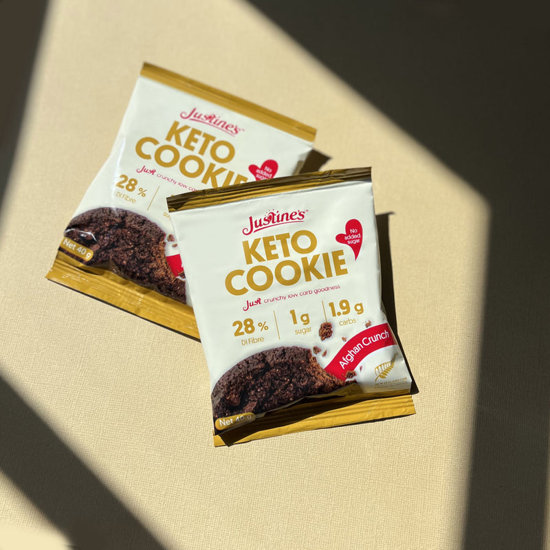 Load image into Gallery viewer, Justine&#39;s Keto Crunch Cookie Afghan 40g
