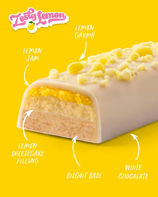 CHEESECAKE Protein Bar - Zesty Lemon  (12 bars)