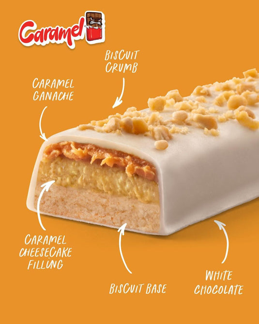 CHEESECAKE Protein Bar - Caramel  (12 bars)