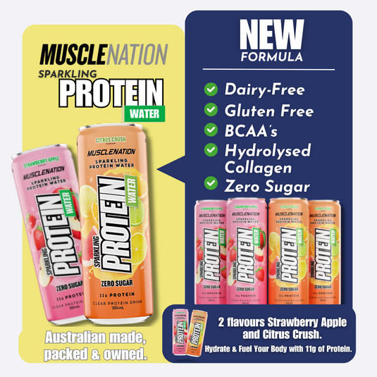 MN SPARKLING PROTEIN WATER ZERO SUGAR- Citrus Crush (12 pack)