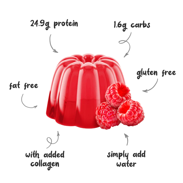 Load image into Gallery viewer, MN PROTEIN JELLY RASPBERRY 10 serves
