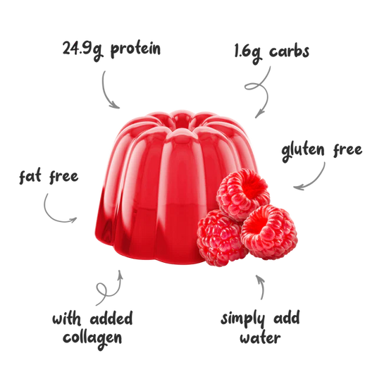 MN PROTEIN JELLY RASPBERRY 10 serves