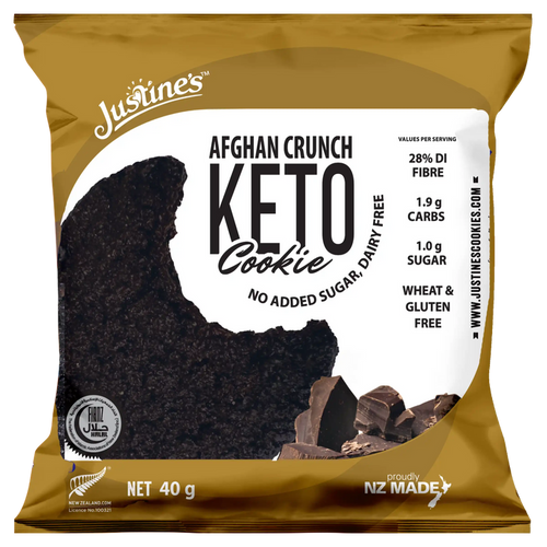 Justine's Keto Crunch Cookie Afghan 40g