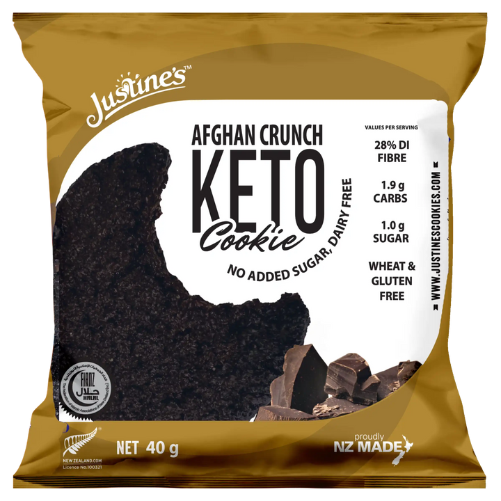 Load image into Gallery viewer, Justine&#39;s Keto Crunch Cookie Afghan 40g
