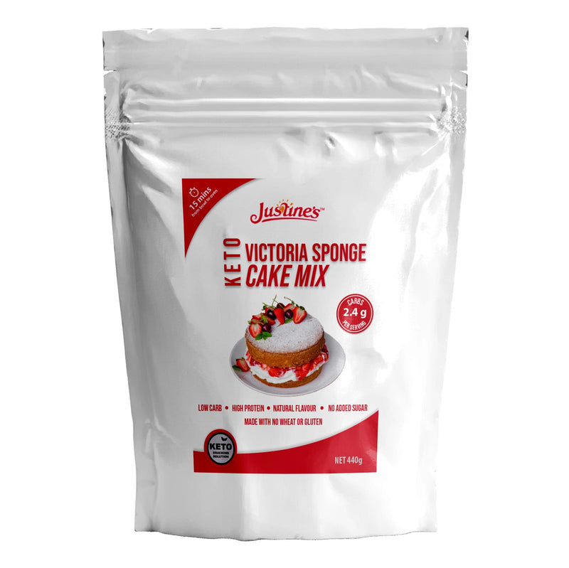 Load image into Gallery viewer, Justine&#39;s Keto Victoria Sponge Cake Mix 440g
