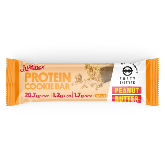 Justine's Protein Cookie Bar Forty Thieves Peanut Butter 60g