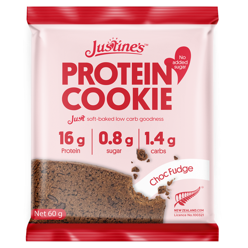 Load image into Gallery viewer, Justine&#39;s Protein Cookie Choc Fudge 60g
