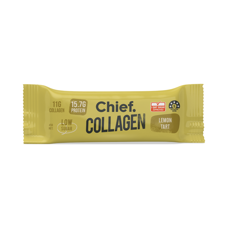 Load image into Gallery viewer, CHIEF Collagen Protein Bar - Lemon Tart (box of 12)
