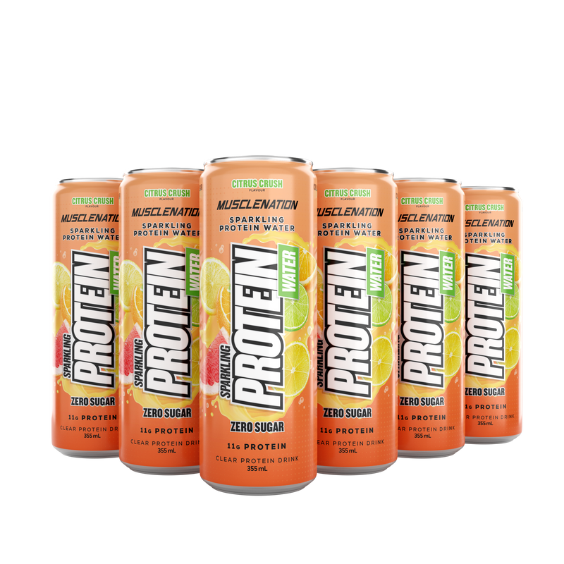 Load image into Gallery viewer, MN SPARKLING PROTEIN WATER ZERO SUGAR- Citrus Crush (12 pack)
