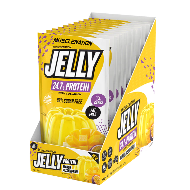 Load image into Gallery viewer, MN PROTEIN JELLY MANGO PASS 10 serves
