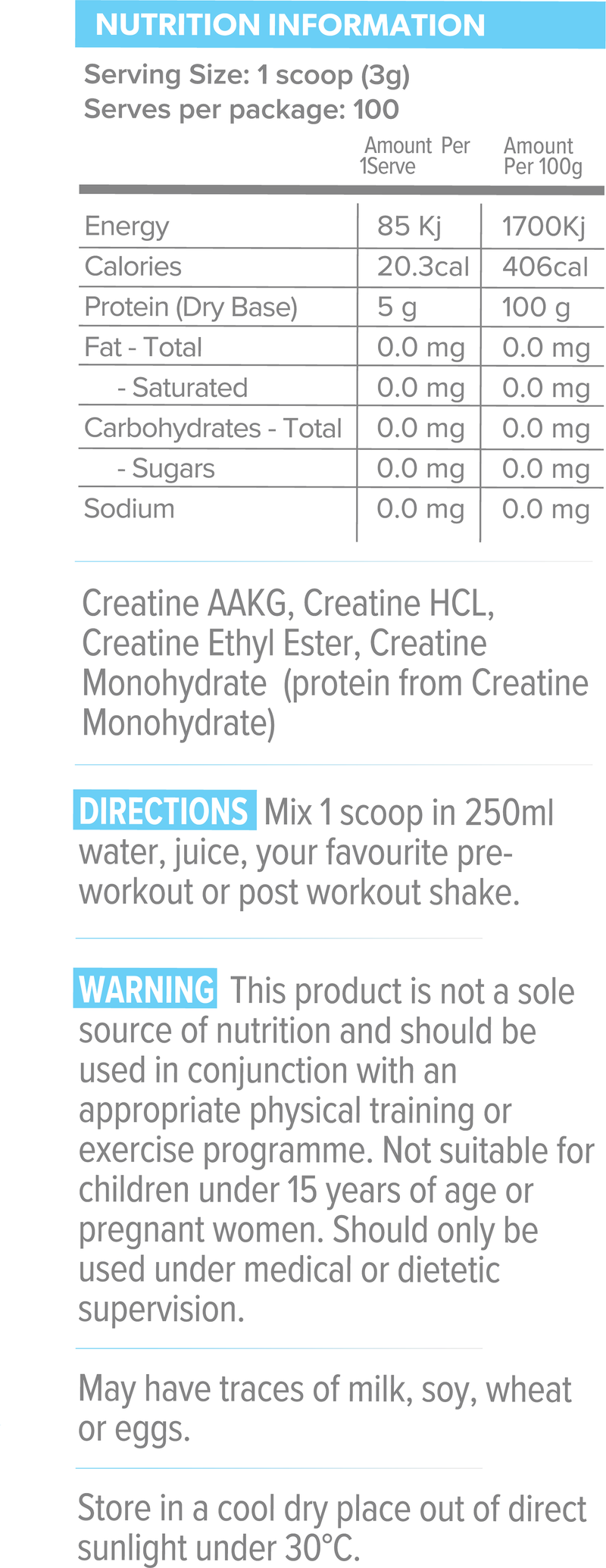 Load image into Gallery viewer, Primabolics Cre4tine (blended 350g creatine from 4 sources)
