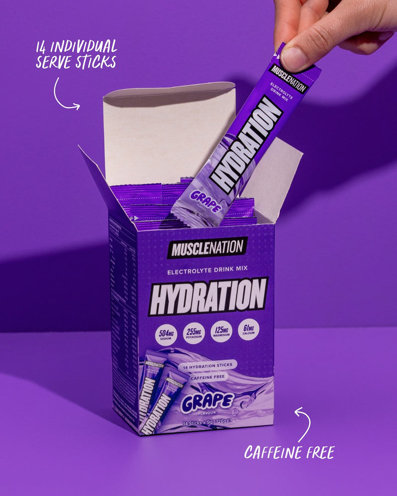 Load image into Gallery viewer, Muscle Nation HYDRATION Sticks (box of 14 sticks)
