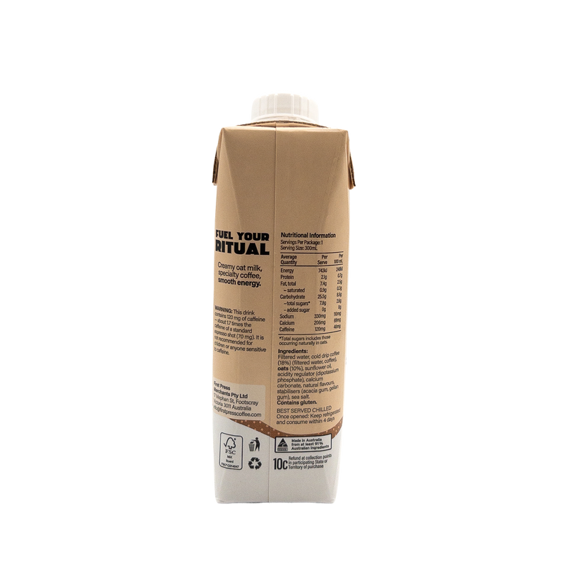 Load image into Gallery viewer, Iced Oat Milk Latte 300ml (12 pk)
