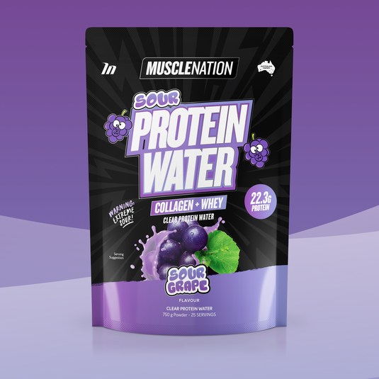MUSCLE NATION SOUR PROTEIN WATER