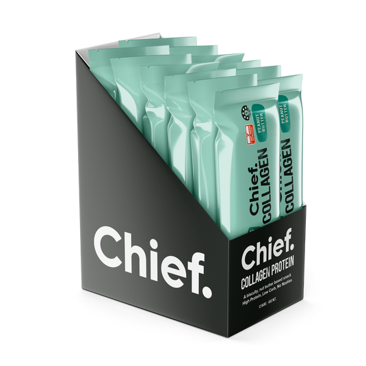 CHIEF Collagen Protein Bar (box of 12)