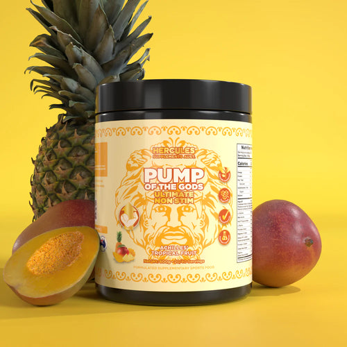 HERCULES Pump of the Gods- Ultimate Non Stim Pre-Workout - Achilies Tropical Fruit