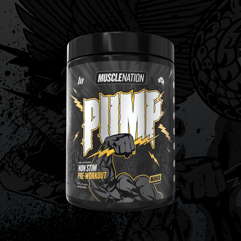 Load image into Gallery viewer, MUSCLE NATION PUMP PRE-WORKOUT (CAFFEINE FREE)
