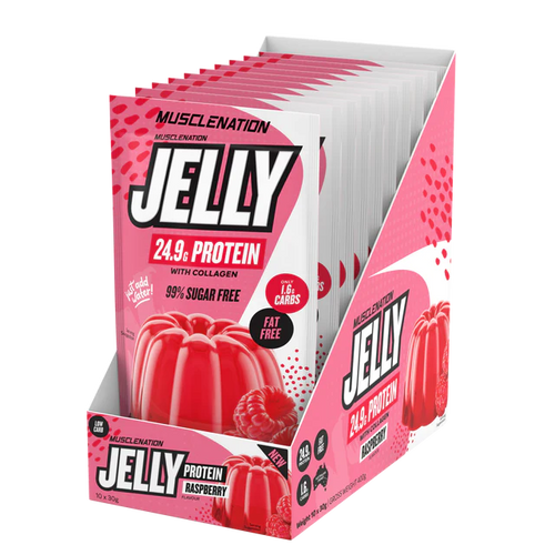 MN PROTEIN JELLY RASPBERRY 10 serves