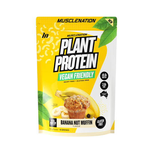 100% NATURAL PLANT BASED PROTEIN - BANANA NUT MUFFIN