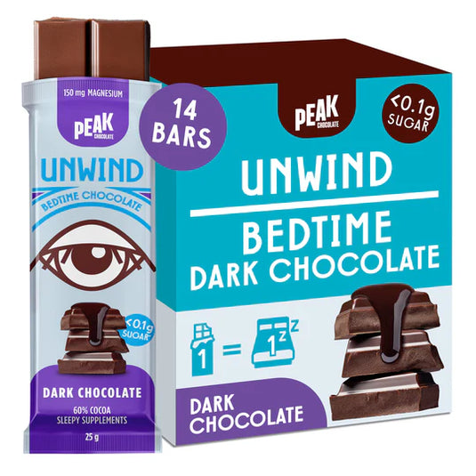 PEAK CHOCOLATE UNWIND BARS - Dark Chocolate
