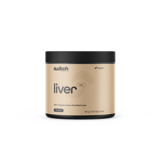 SWITCH Essentials - ORGANIC BEEF LIVER [120 Capsules]