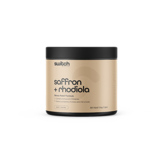 SWITCH Essentials - Saffron + Rhodiola - TGA  [60 Capsules]