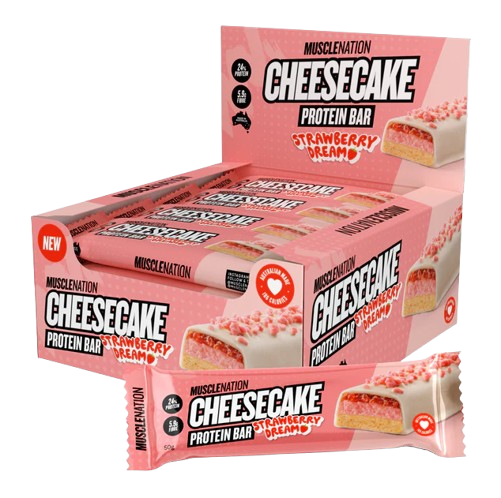 Load image into Gallery viewer, CHEESECAKE Protein Bar - Strawberry Dream  (12 bars)
