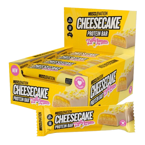 Load image into Gallery viewer, CHEESECAKE Protein Bar - Zesty Lemon  (12 bars)
