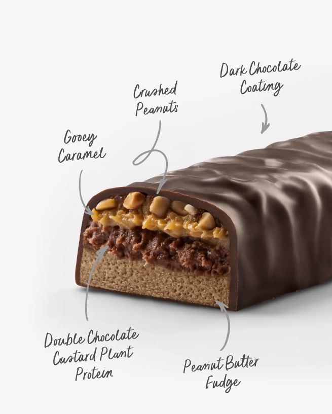 Load image into Gallery viewer, Plant Protein Custard Bars Choc Peanut Butter
