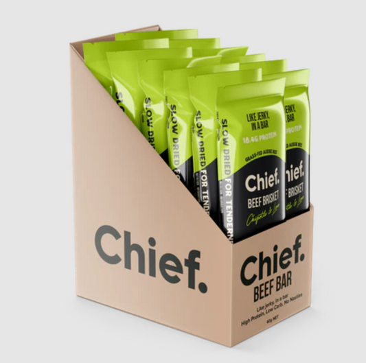 CHIEF ORGANIC GRASS-FED BEEF BAR - Chipotle & Lime