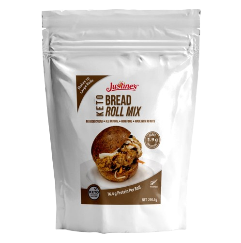 Load image into Gallery viewer, Justine&#39;s Keto Bread Roll Mix 290.5g
