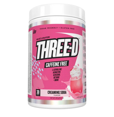 THREE-D NON STIM PRE WORKOUT CREAMING SODA