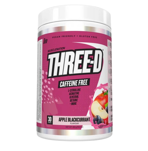 THREE-D NON STIM PRE WORKOUT APPLE BLACKCURRANT