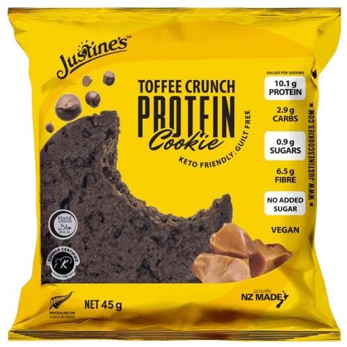 Justine's Protein Cookie Selection Box 60-75g - Box of 12