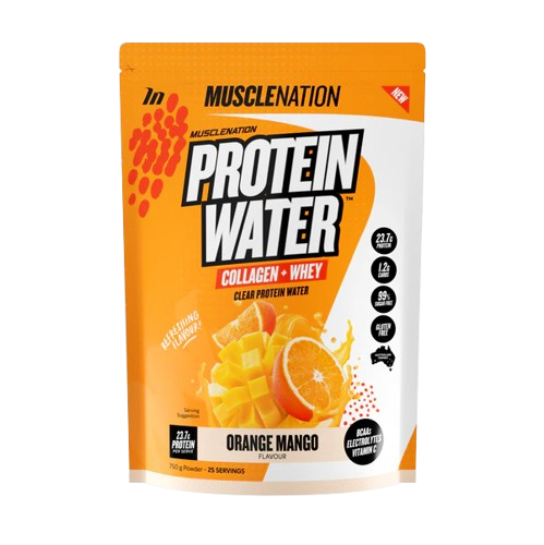 MUSCLE NATION PROTEIN WATER Orange Mango - 25 serves 750g