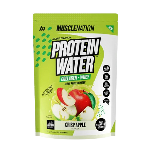 MUSCLE NATION PROTEIN WATER Crisp Apple - 25 SERVES 750G