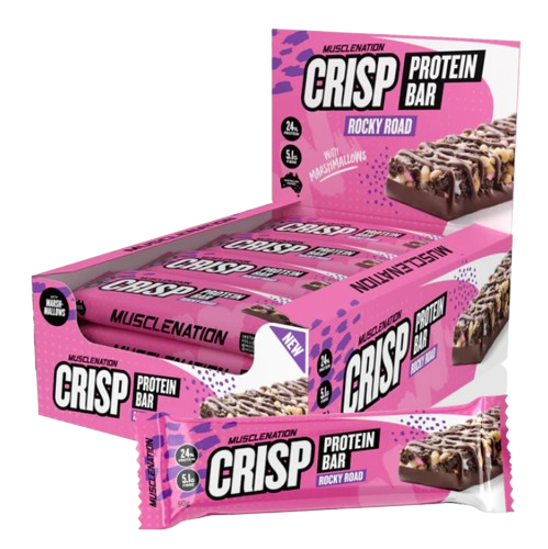 MN CRISP PROTEIN BAR - ROCKY ROAD (12 bars)