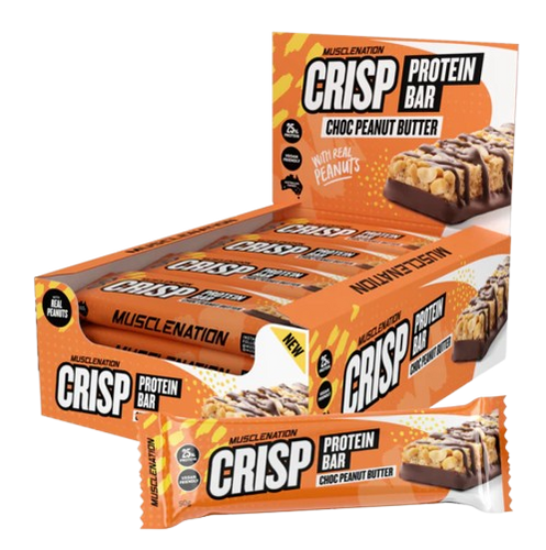 MN CRISP PROTEIN BAR - CHOC PEANUT BUTTER (12 bars)